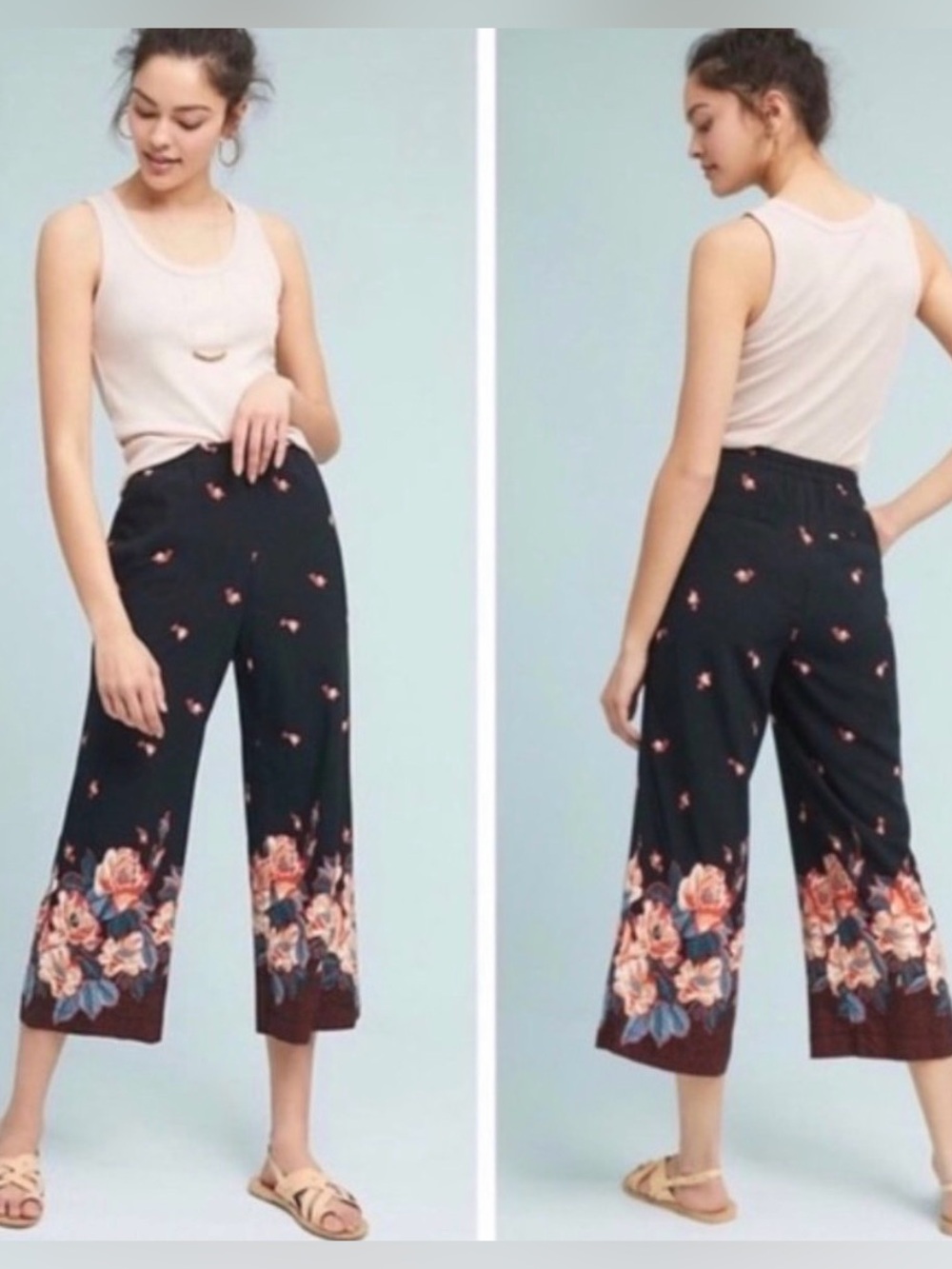 Anthropologie Ett:twa Blake Printed Pants